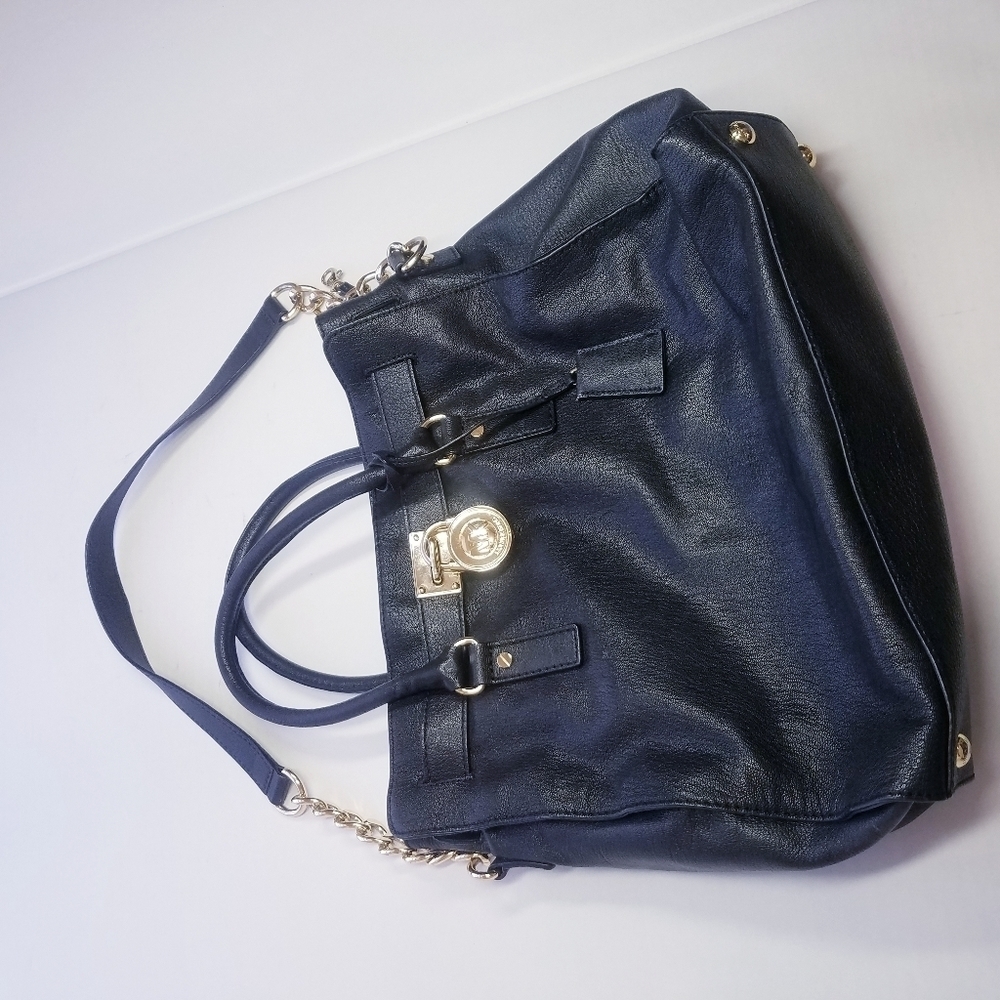 🌸Michael Kors |‎ Leather Black Medium Sized Bag - Picture 6 of 9
